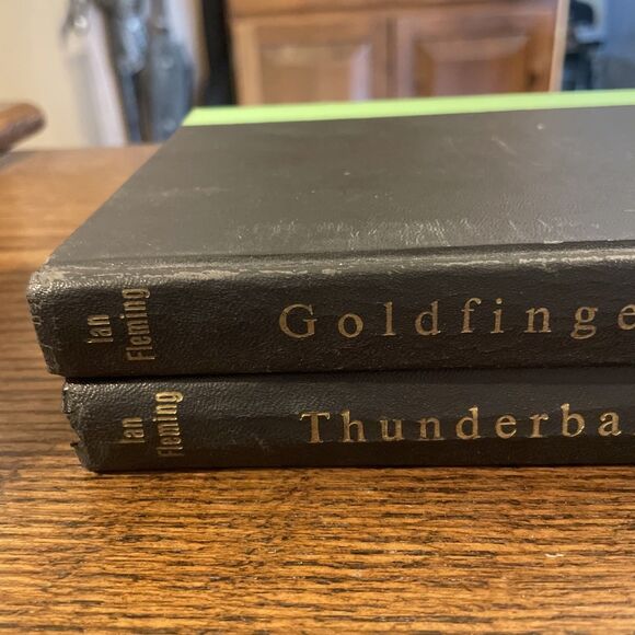 Ian Fleming 2 Book James Bond lot: Goldfinger Thunderball Hard Cover 1959/61 - Picture 2 of 9